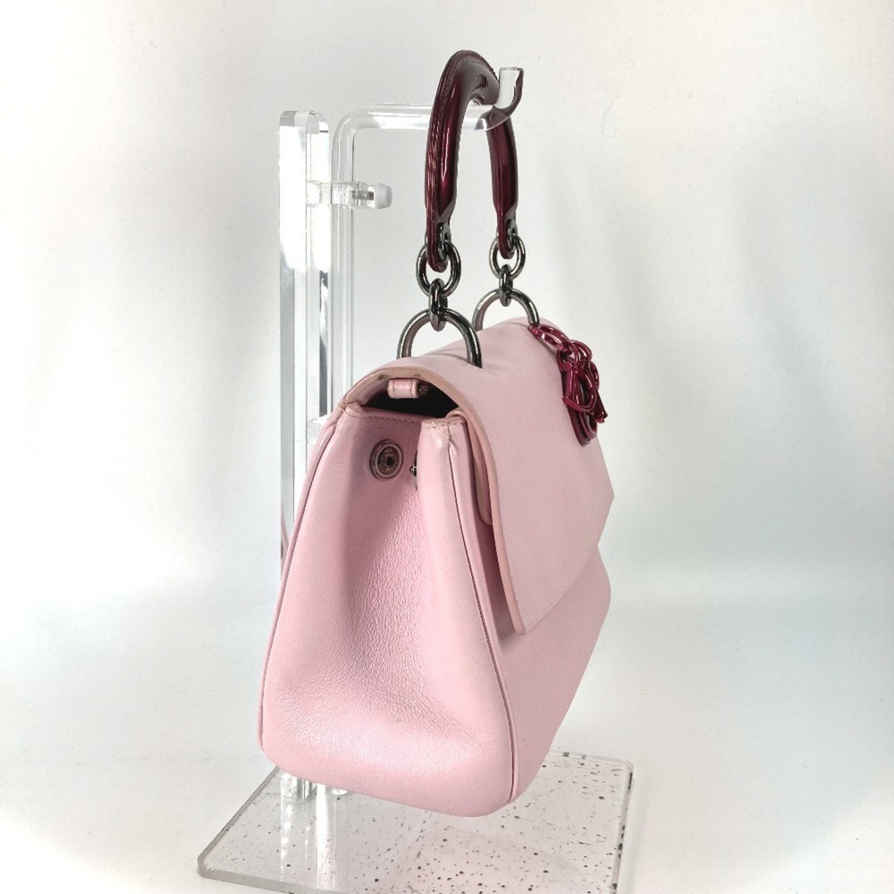 CHRISTIAN DIOR Pink Leather Shoulder Bag - Picture 3 of 16